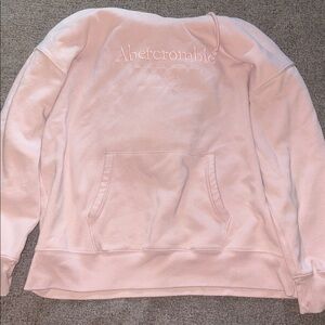 Abercrombie & Fitch Women’s Light Pink Hoodie